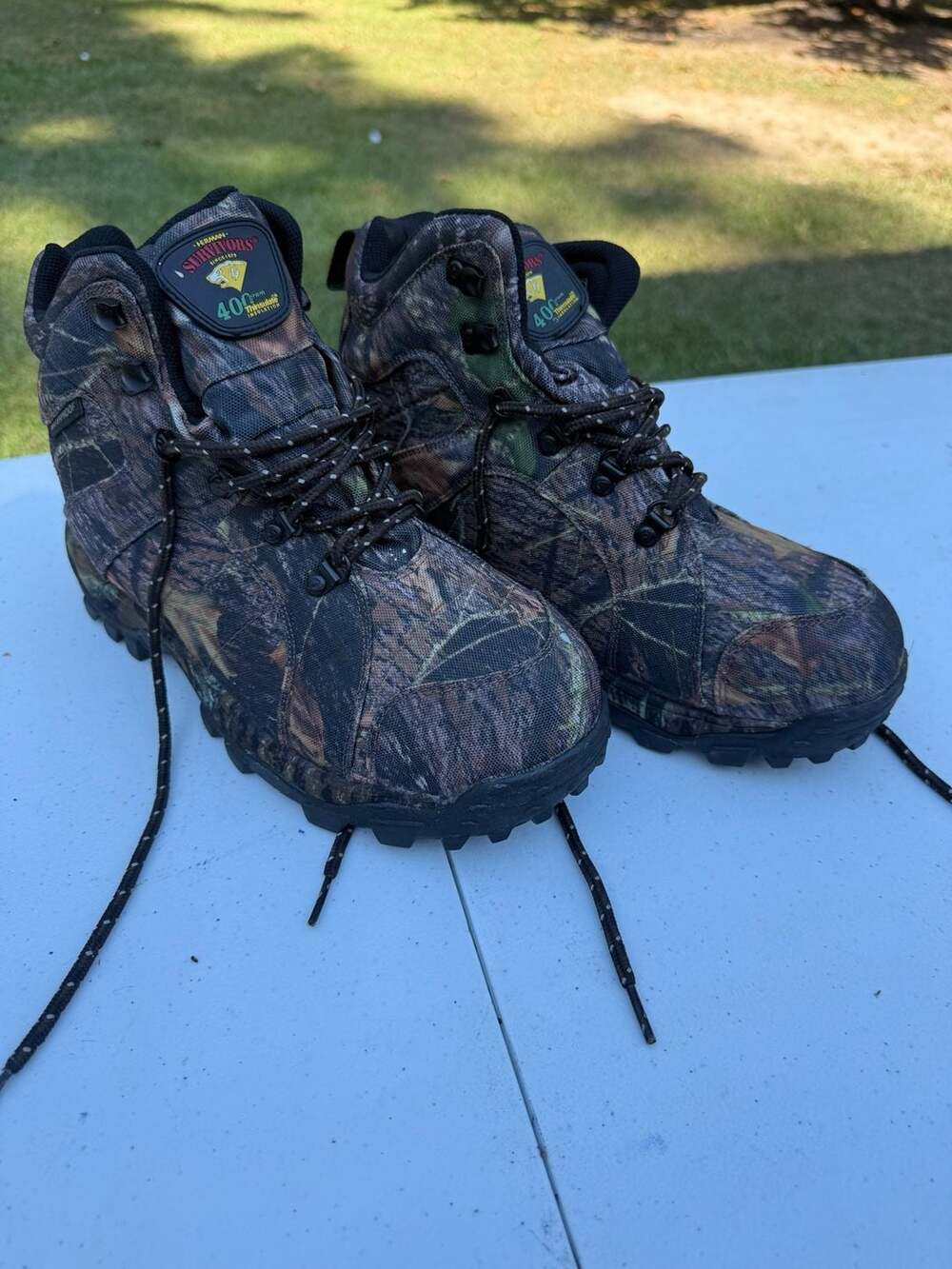 Herman Survivors Hiking Boots Size 10.5 Camo Thinsulate